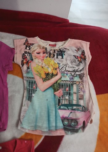 Beyaz kedi Baskılı Kısa Kollu Tişört - Görsel 9