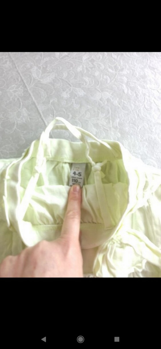 Pamuklu Fırfırlı askılı elbise - Görsel 4