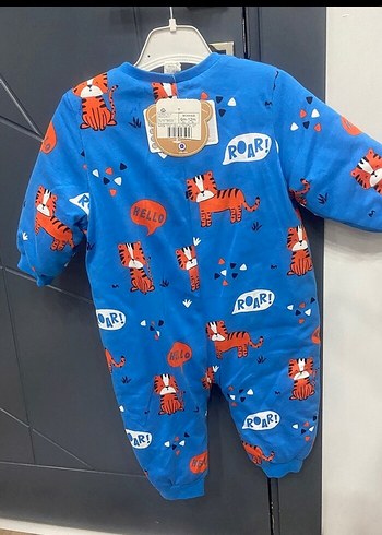 1 Yaş Beden mavi Renk LCW Erkek Bebek uyku Tulumu