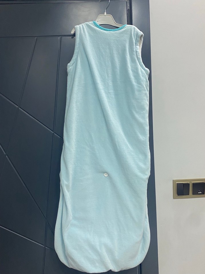 Erkek Çocuk Mavi Fermuarlı Uyku Tulumu - Görsel 4