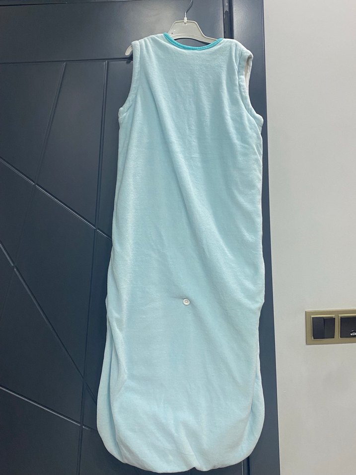 Erkek Çocuk Mavi Fermuarlı Uyku Tulumu - Görsel 3