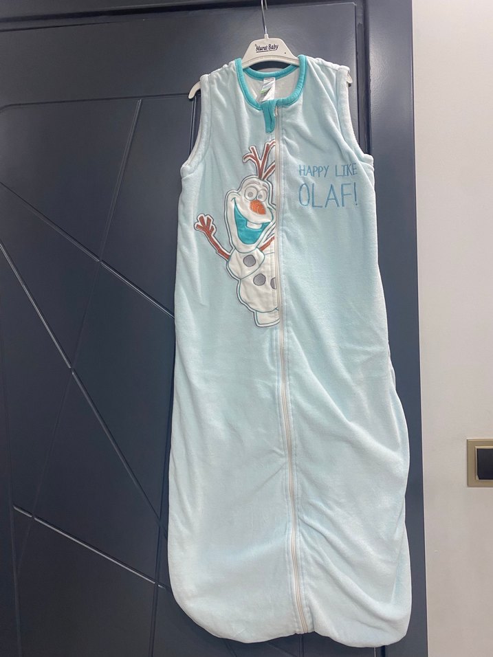 Erkek Çocuk Mavi Fermuarlı Uyku Tulumu - Görsel 2