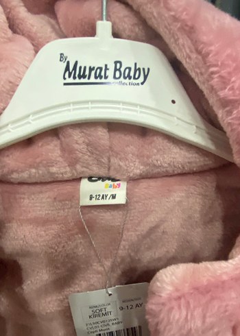 Civil Kız Çocuk Pembe Kürklü Mont - Görsel 6