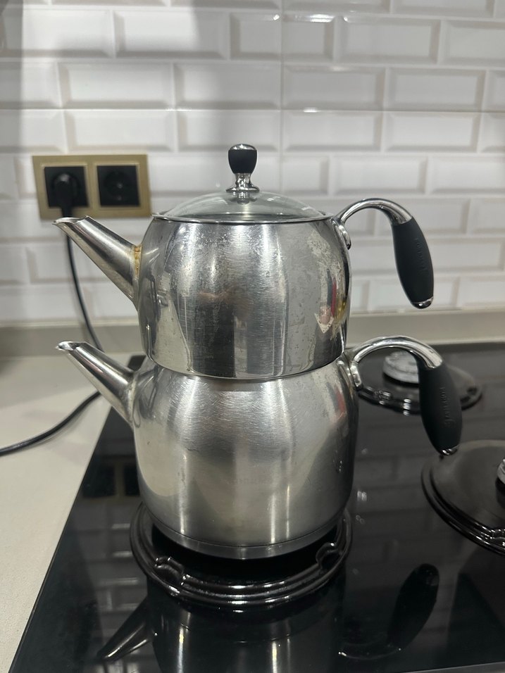 Korkmaz çelik çaydanlık Seti - Görsel 2