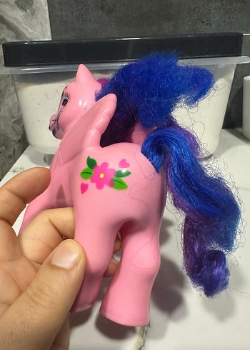 Pastel Pembe Unicorn Figür Oyuncak - Görsel 5