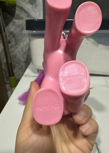 Pastel Pembe Unicorn Figür Oyuncak - Görsel 7