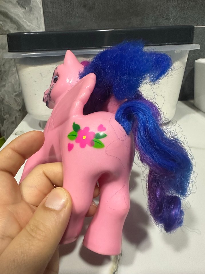 Pastel Pembe Unicorn Figür Oyuncak - Görsel 5