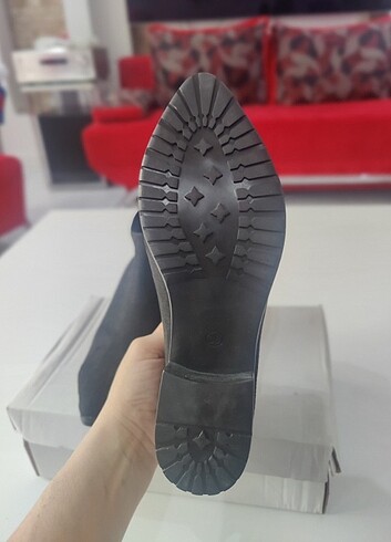 Diğer Kadın Süet Mevsimlik Kısa Bot Bootie 