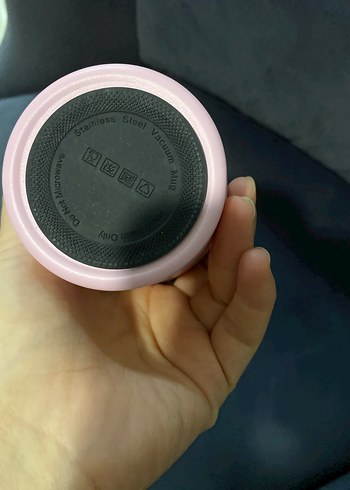 Pastel Pembe Morrocan Taste Termos Bardak - Görsel 5