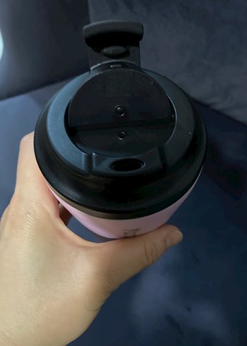 Pastel Pembe Morrocan Taste Termos Bardak - Görsel 3