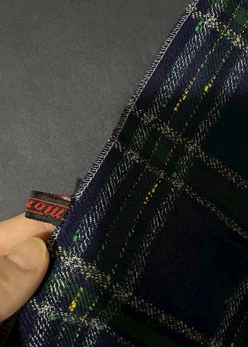 Erkek Ekose Desenli Uzun Atkı - Görsel 4