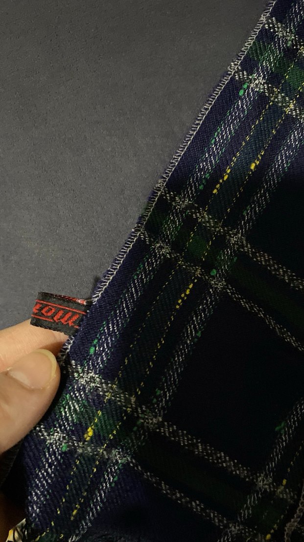 Erkek Ekose Desenli Uzun Atkı - Görsel 4