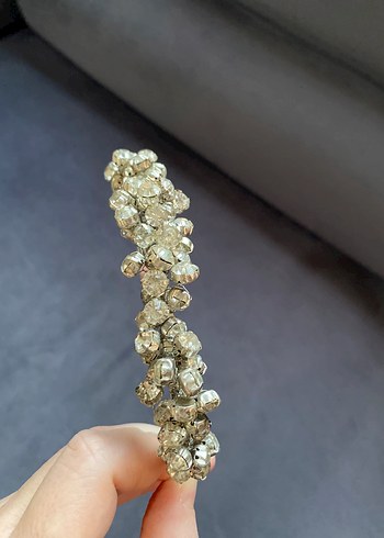 Full taşlı metal taç - Görsel 4