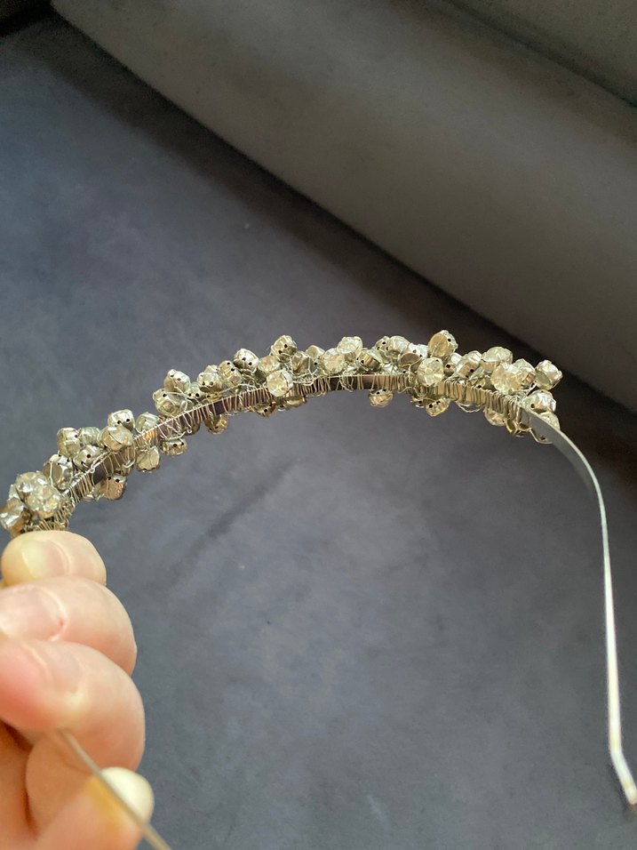 Full taşlı metal taç - Görsel 3