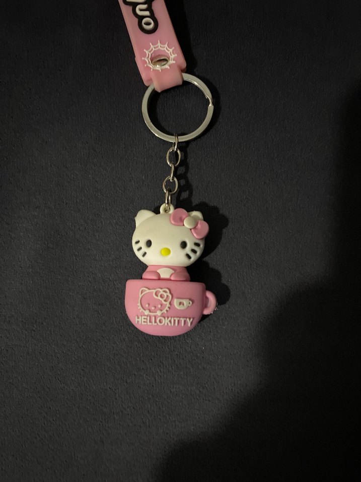 Hello kitt pembe anahtarlık - Görsel 2