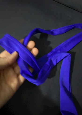 Koyu Mavi ve siyah renk bikini üstü - Görsel 4