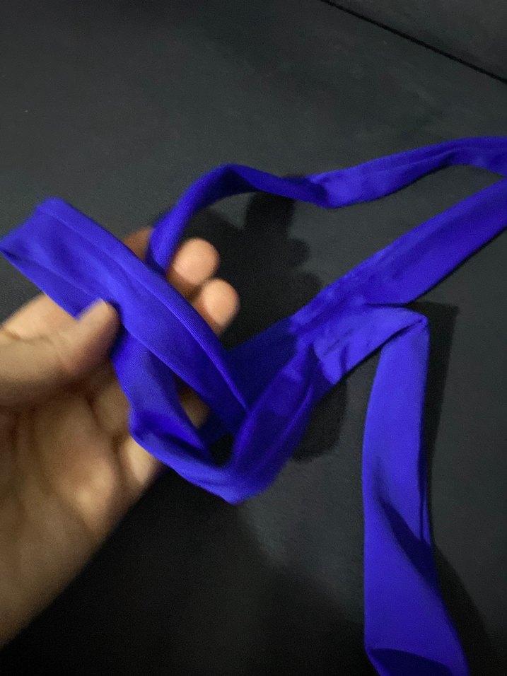 Koyu Mavi ve siyah renk bikini üstü - Görsel 4