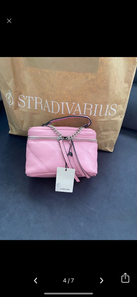 Orjinal Stradivarius pembe çanta - Görsel 2