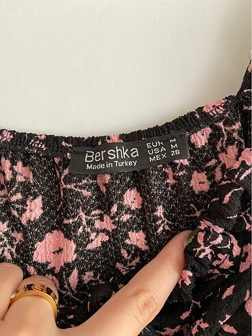m Beden Çiçekli elbise