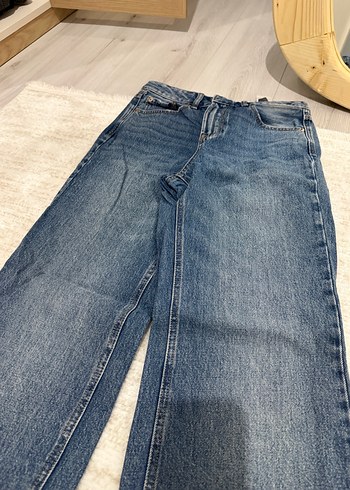 Kadın Mavi Mini Kot Pantolon - Görsel 3