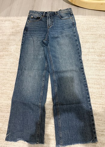 Kadın Mavi Mini Kot Pantolon - Görsel 2