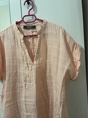 s Beden pembe Renk Primark müslin kumaş gömlek bluz