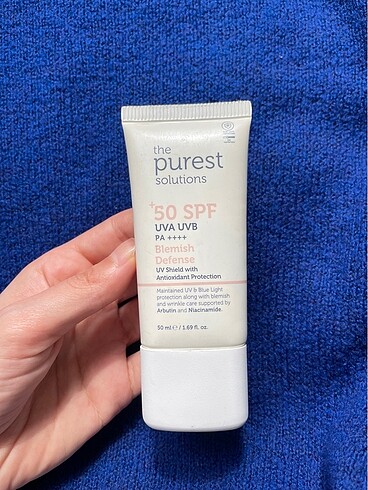 The purest solutions güneş kremi