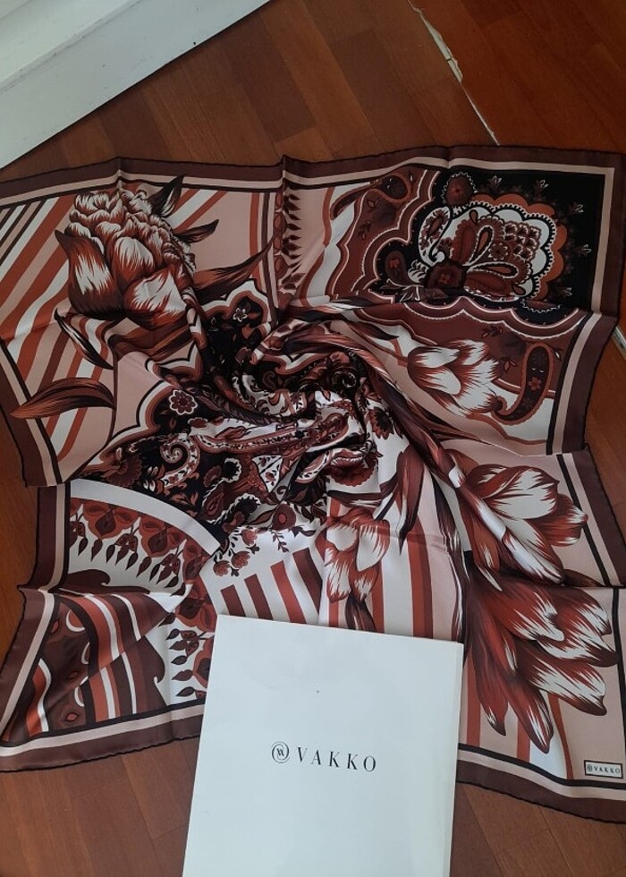 orjinal Vakko eşarp  - Görsel 2