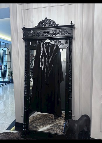 Siyah şifon abiye - Görsel 2