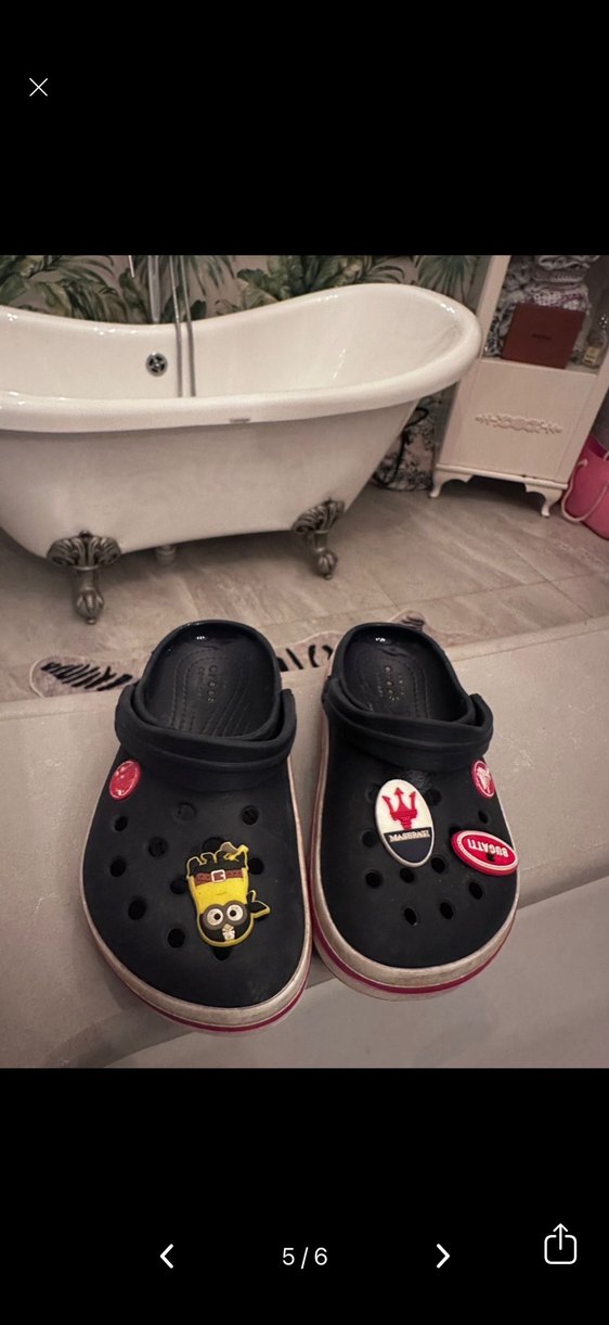 Erkek Çocuk Siyah Baskılı Kaydırmaz Terlik - Görsel 2