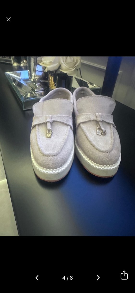 Bej Süet Tokalı Kadın Loafer - Görsel 2