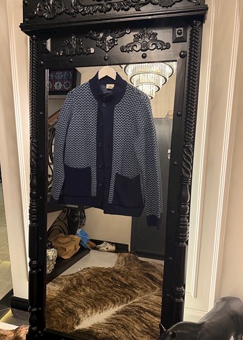 Lacoste lacivertDüğmeli Erkek Yün Hırka - Görsel 3