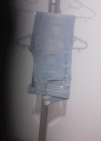 Gri Midi Kadın Kot Pantolon