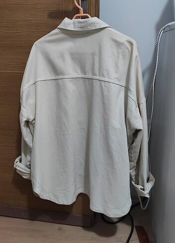 Diğer KREM KOT CEKET OVERSIZE
