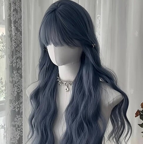 Sheinside Kum Mavisi Dalgalı Peruk