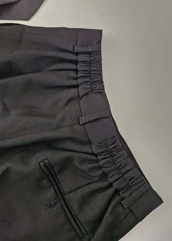 Gri Desenli Çocuk Yeleği ve pantolonu - Görsel 6