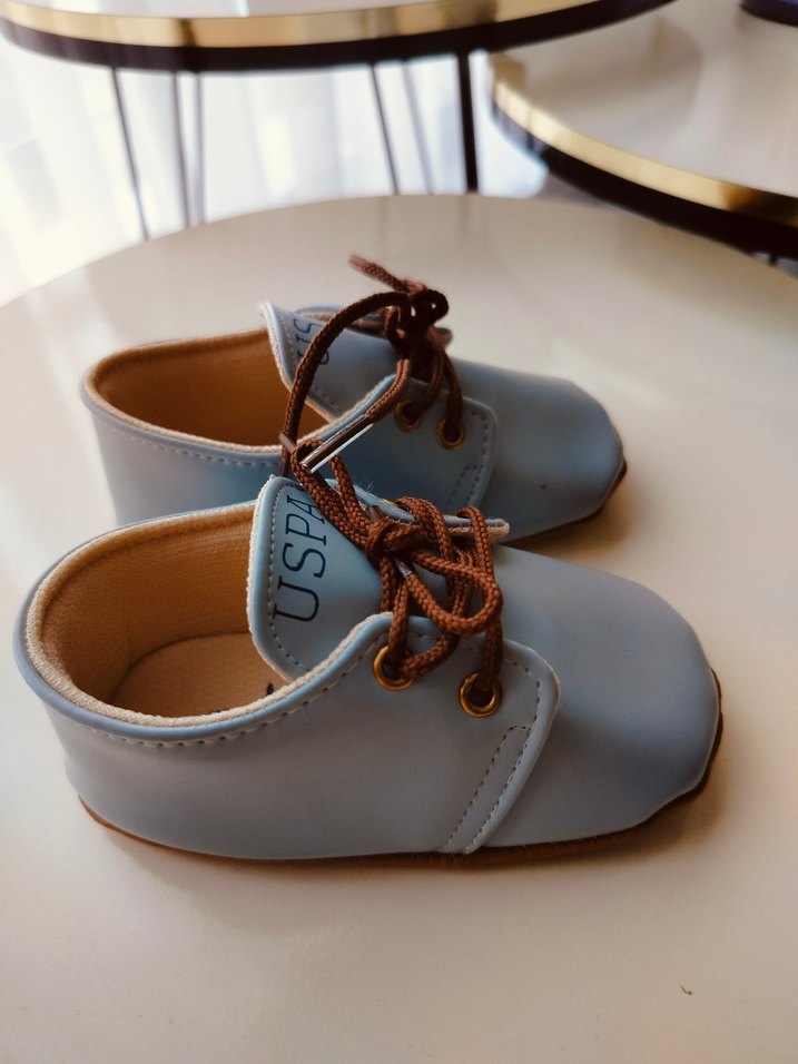 USPA Mavi Erkek Bebek İlk Adım Ayakkabısı - Görsel 2