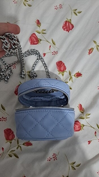 Beden mavi Renk Stradivarius mini çanta