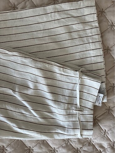 Zara Keten Pantolon Etiketli