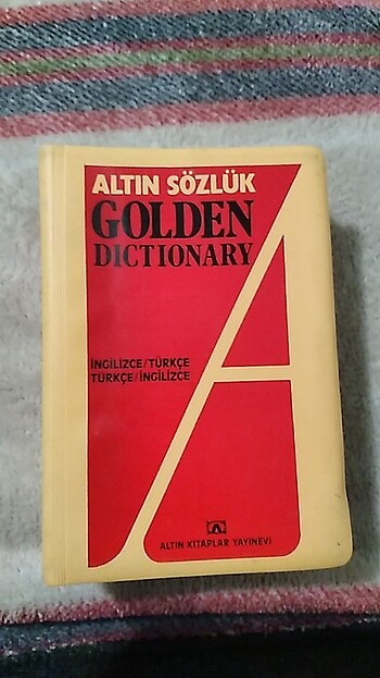 İngilizce Türkçe Sözlük / Altın Sözlük Golden Dictionary 