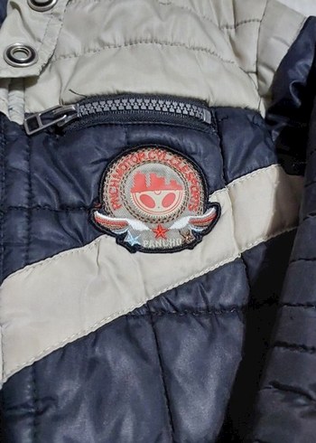 Erkek Çocuk Gri Kapüşonlu Fermuarlı Mont - Görsel 8