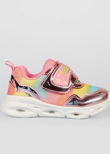 Kız Çocuk Çok Renkli Bağcıksız Spor Ayakkabı - Görsel 2