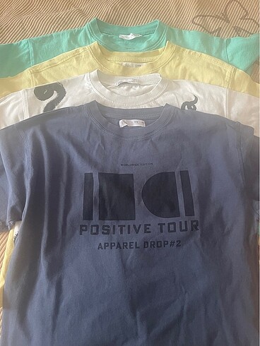 4?lü Zara Erkek Çocuk Tshirt 9-10 Yaş