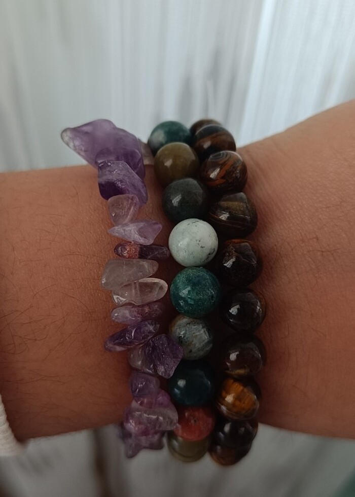 İstek üzerine bileklik ve kolye yapılır - Görsel 2