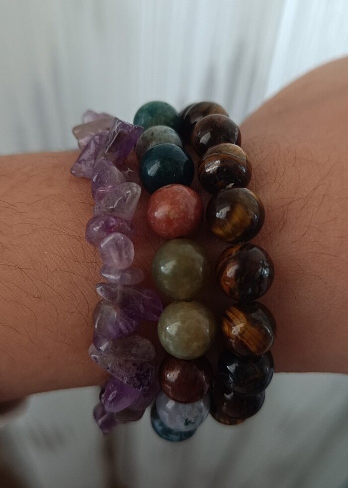 İstek üzerine bileklik ve kolye yapılır - Görsel 4