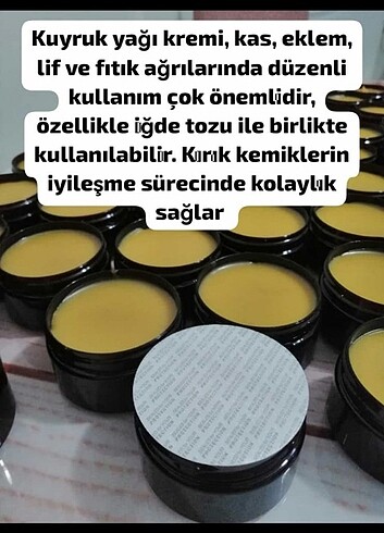 Diğer Kuyruk yağı kremi 50 ml 100 ml 150 ml boyları mevcut