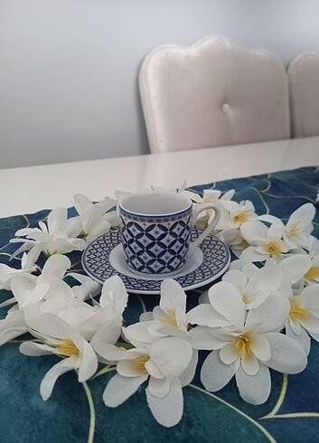 2 adet antika fincan royal line porselen