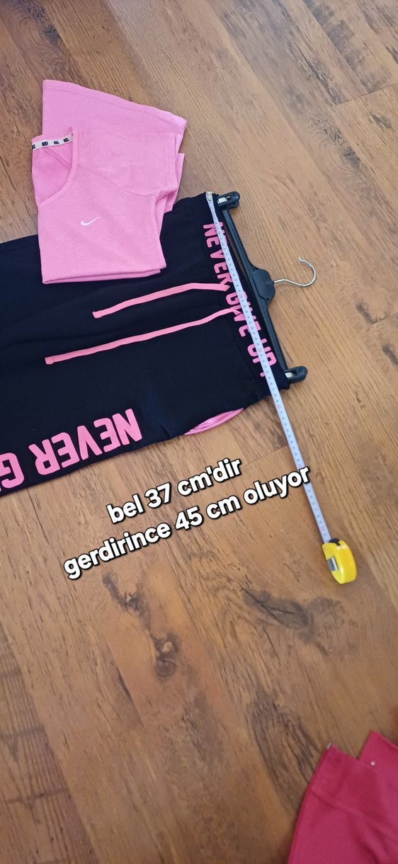 #Fuşya #Tişört #Siyah #Eşofman #Takımı - Görsel 2