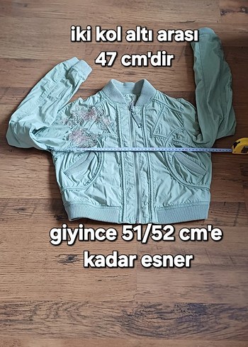 #Nakışlı #crop #Denim #Ceket - Görsel 3