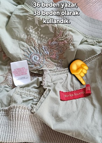 #Nakışlı #crop #Denim #Ceket - Görsel 12